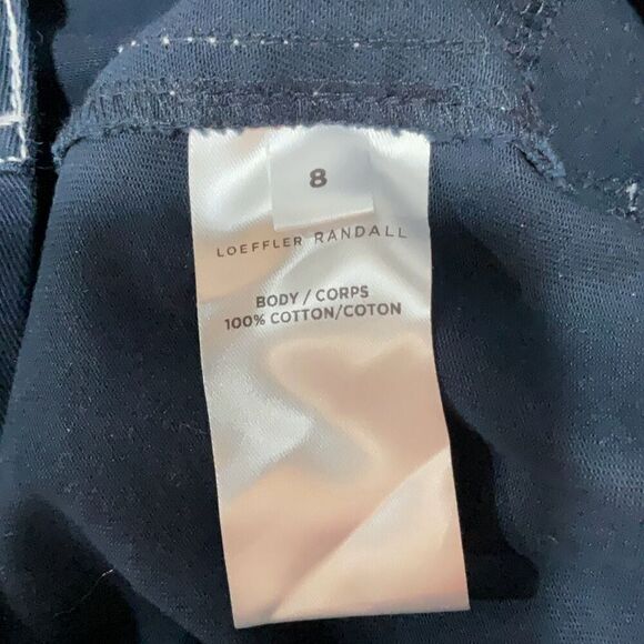 Loeffler Randall Navy Blue Cargo Carpenter Pants Size 8 - Picture 8 of 10